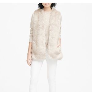 Faux fur vest